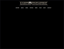 Tablet Screenshot of earthwindandfire.com